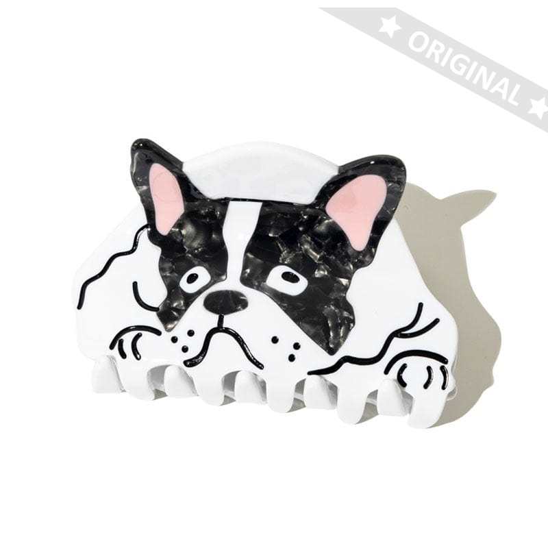 White French Bulldog Pit Bull Hair Claw  Pitbull丨NueShiny