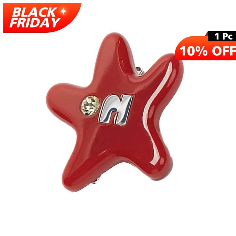 Mini Tomato Red Starfish Side Clip | NueShiny