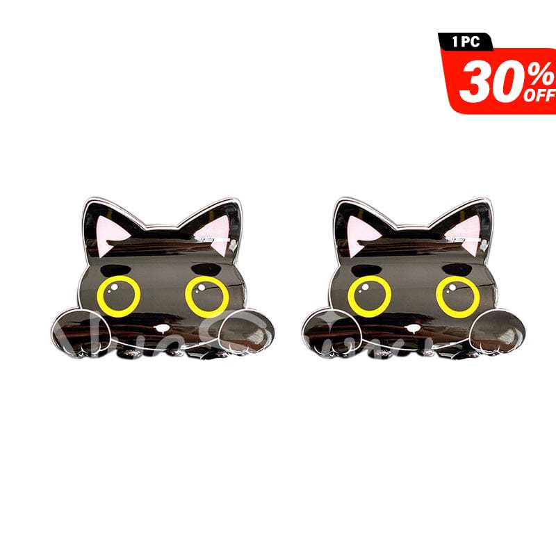 2Pcs Black Cute Kitty Cat Hair Claw | NueShiny