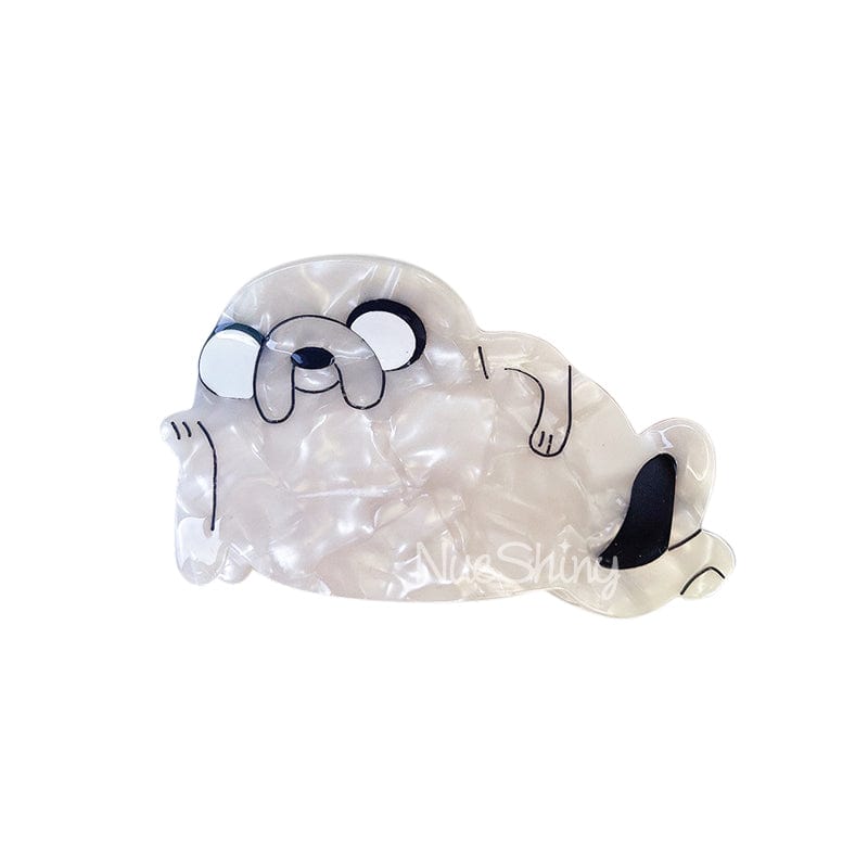 Chill White Sea Lion Hair Claw | NueShiny