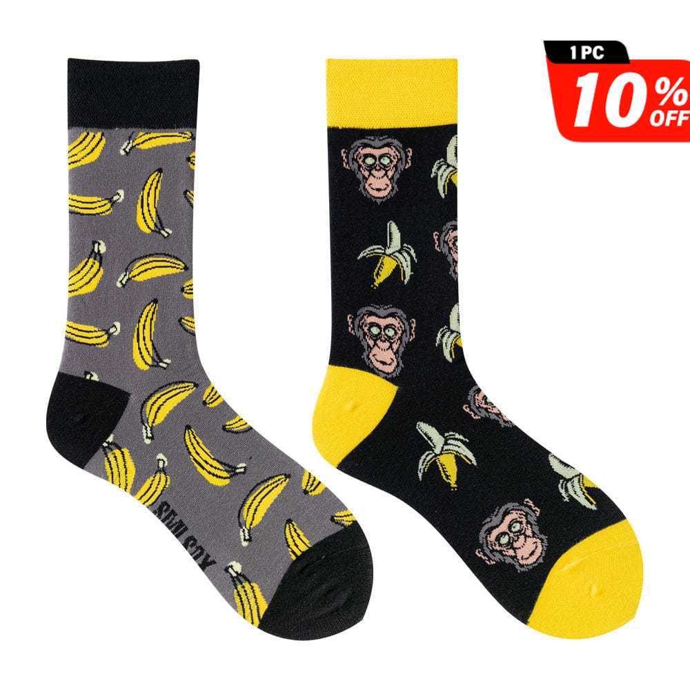 Monkey Banana Socks | Nueshiny