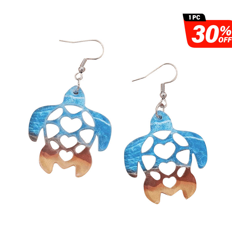 Cut-out Turtle Earrings | NueShiny