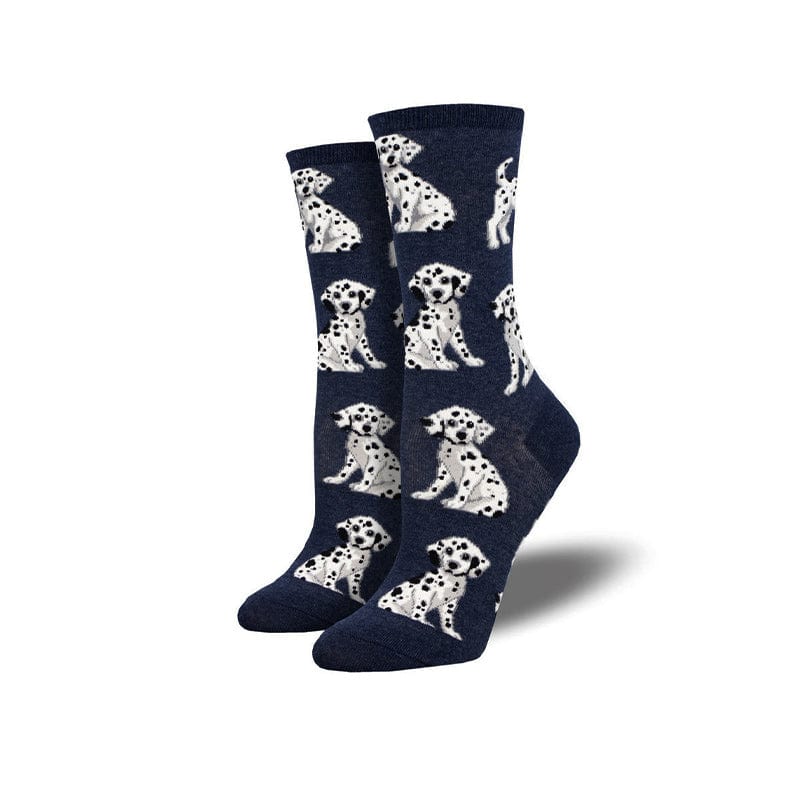 Blue Dalmatian Socks