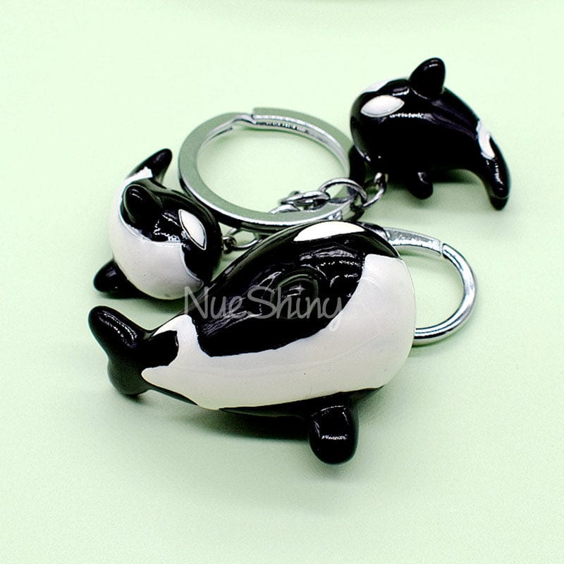 Sleek and Chic Orca Keychain Key Holder | NueShiny