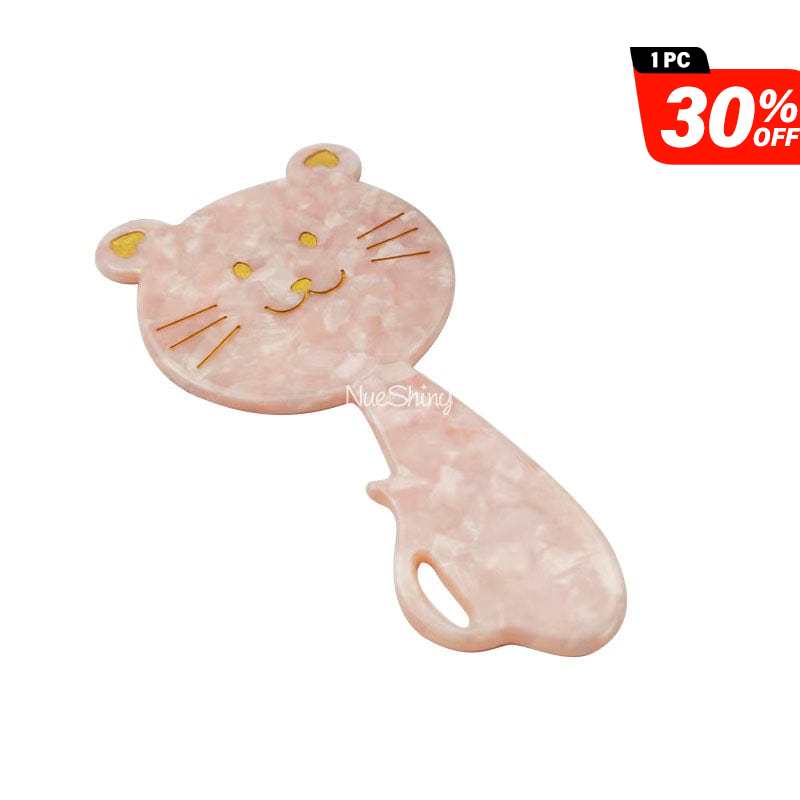 Pink Cute Cat Mirror丨NueShiny