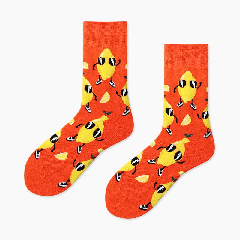 Orange Lemon Socks | Nueshiny