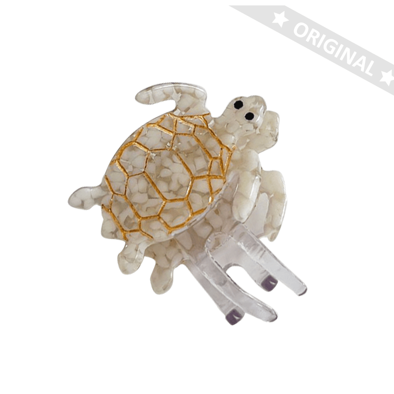 Small Pink Turtle Hair Clip | NueShiny