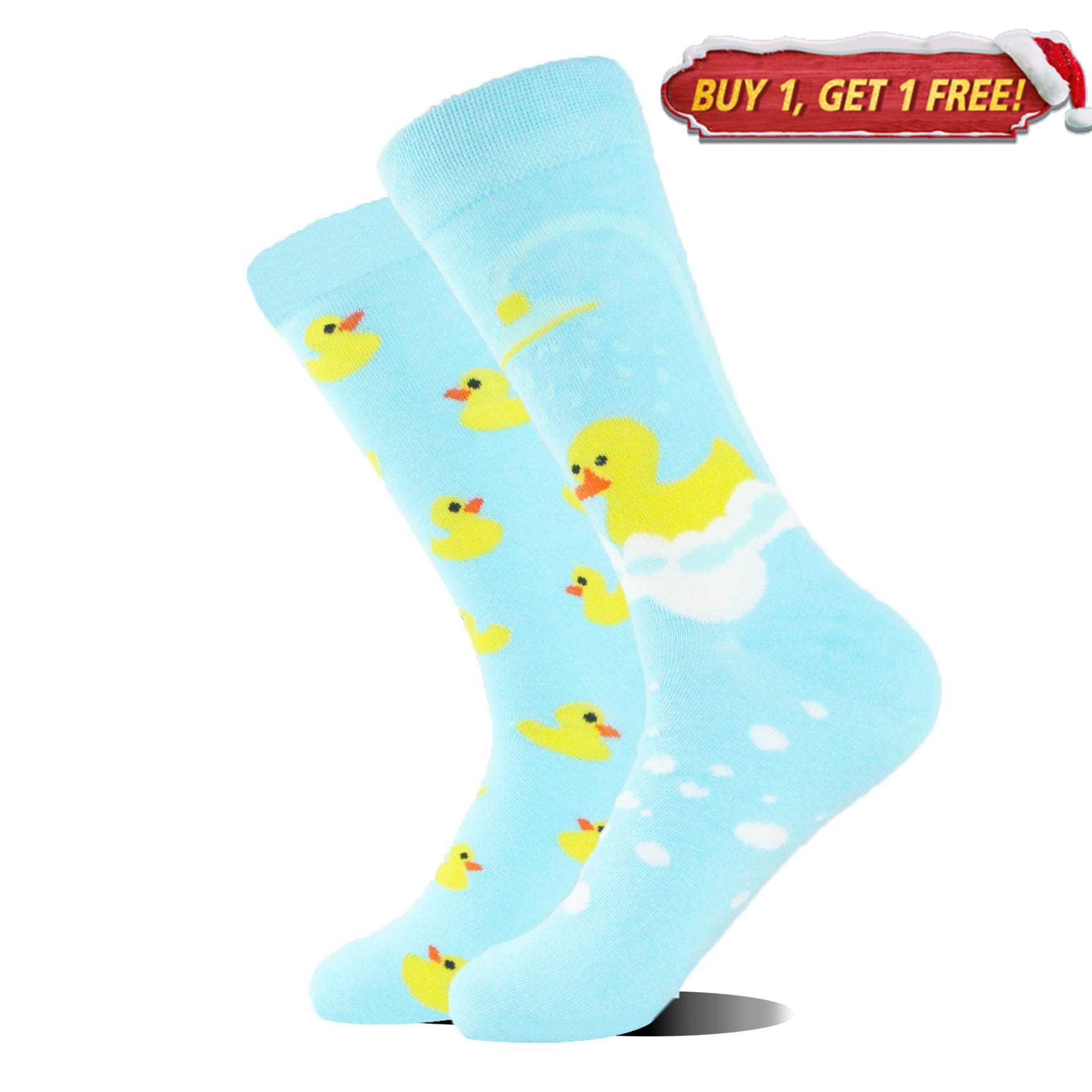 Little Yellow Duck Mismatched Socks | Nueshiny