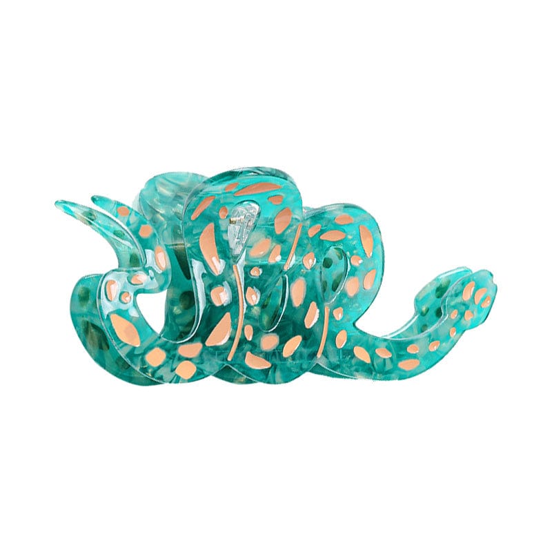 Medium  Cartoon Cute Green Snake Hair Claw | NueShiny