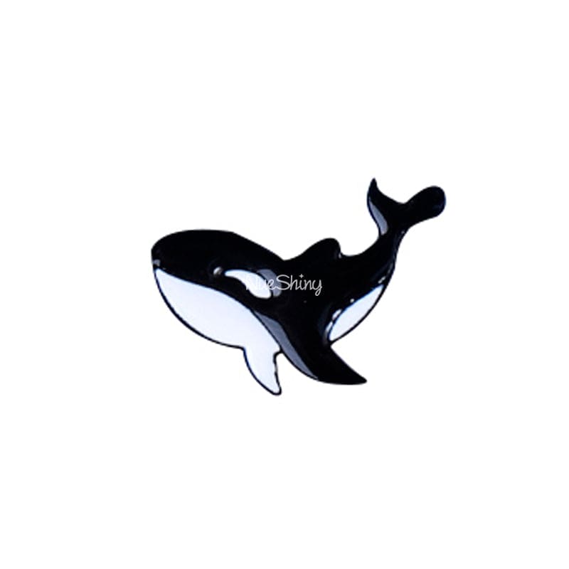 Orca Killer Whale Enamel Lapel Pin Brooch丨NueShiny