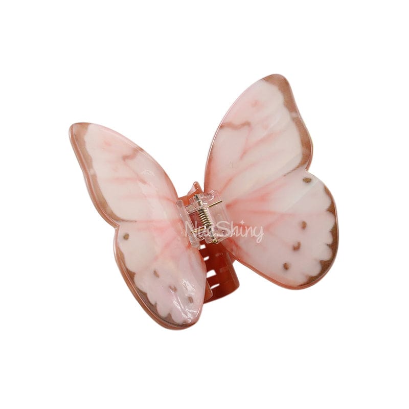 Wings of Wonder Pink Vivid Butterfly Hair Claw丨NueShiny