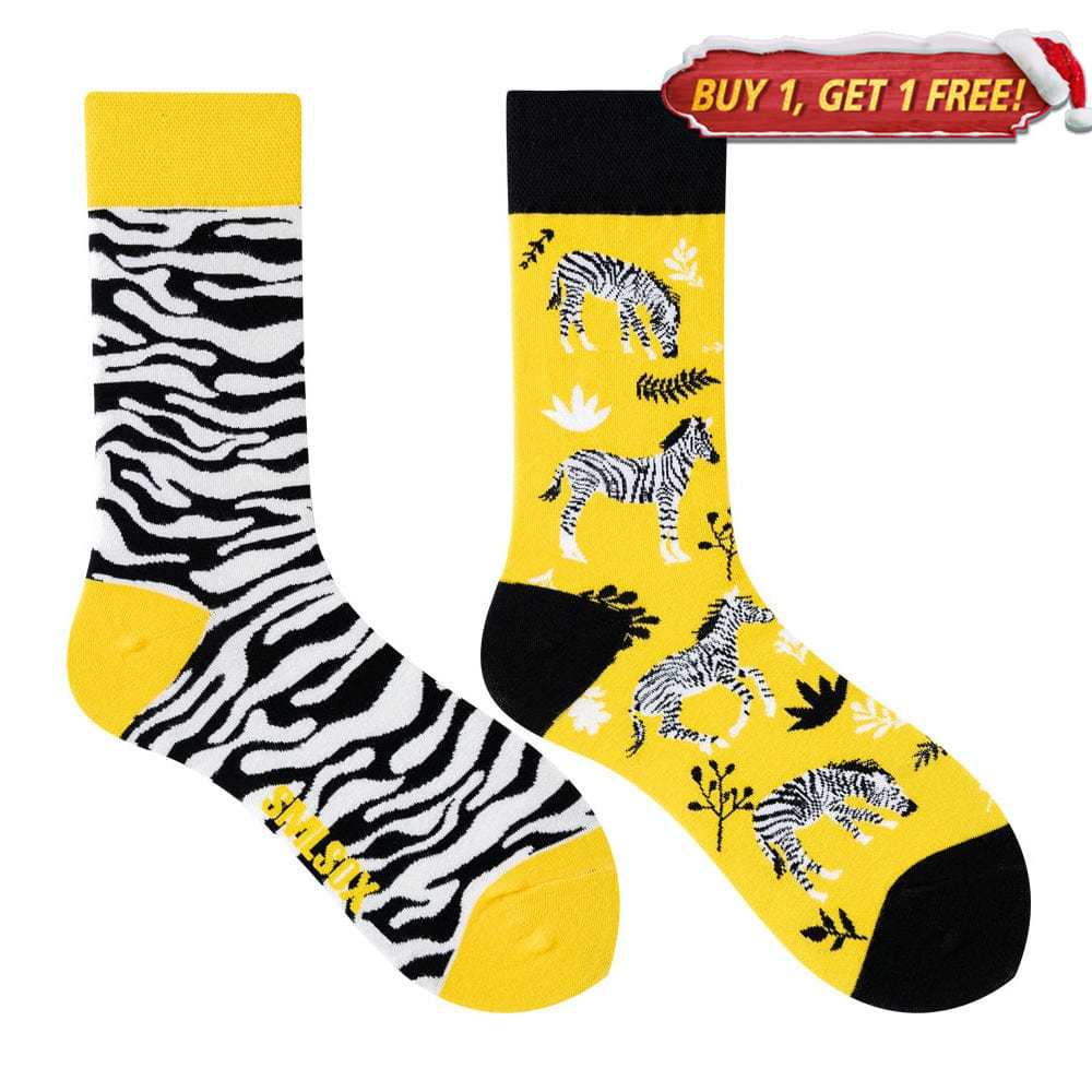 Zebra Stripes Socks | Nueshiny