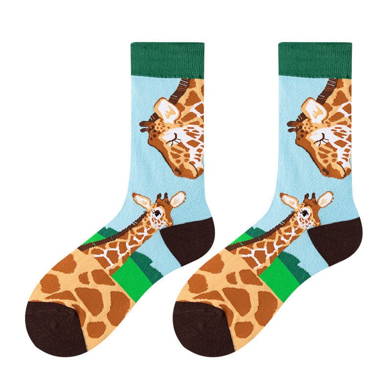 Giraffe Pattern Socks | Nueshiny