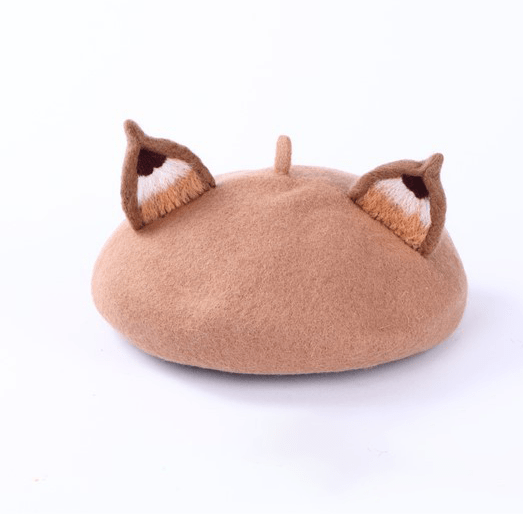 Khaki cat ear hat | Nueshiny