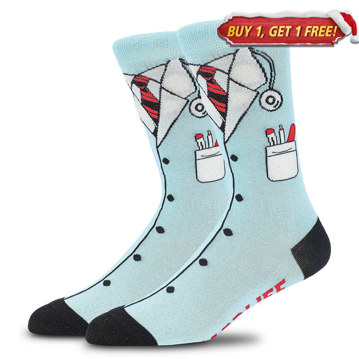 Light Blue Medical Supplies Socks | Nueshiny