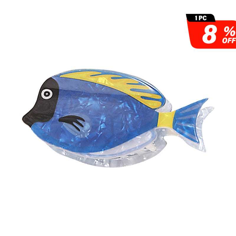 Medium Blue Tang Hair Claw | NueShiny