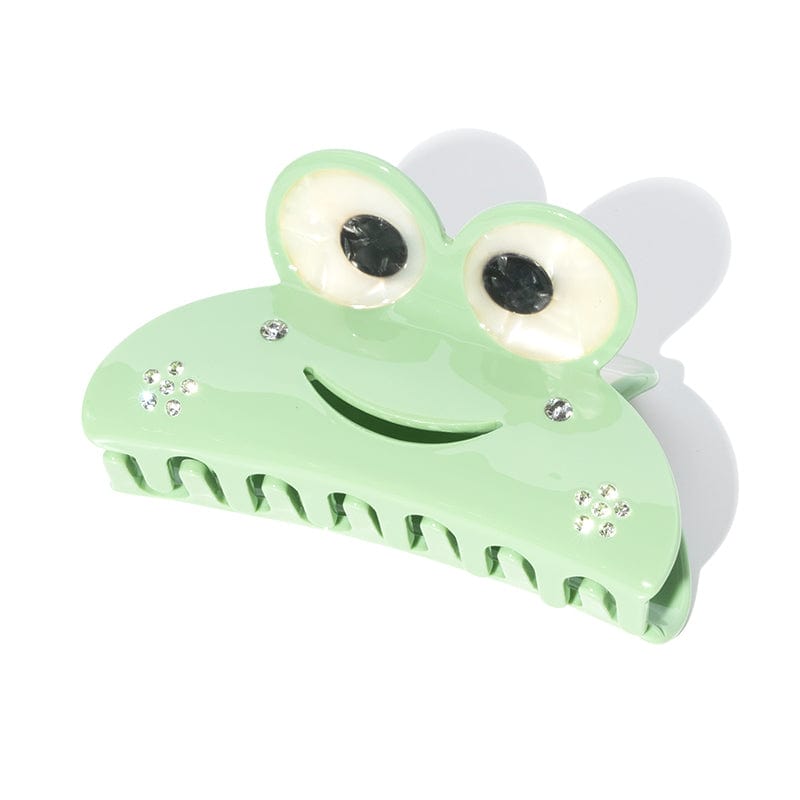 Unique Diamond Frog Hair Clip Claw