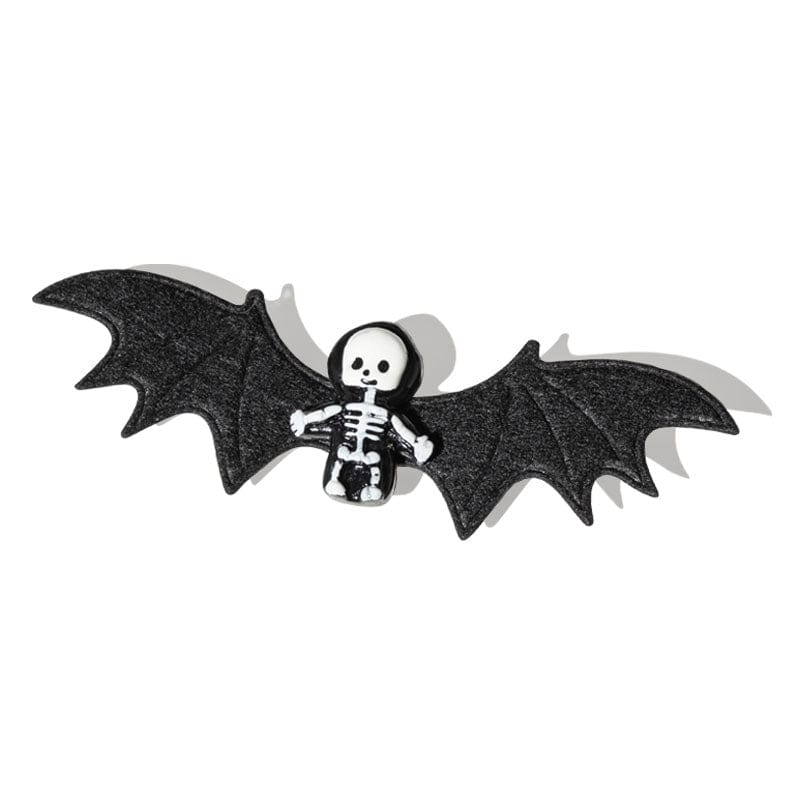 2Pcs Halloween Gothic Cute Skeleton Bat Wings Hair Clips丨NueShiny