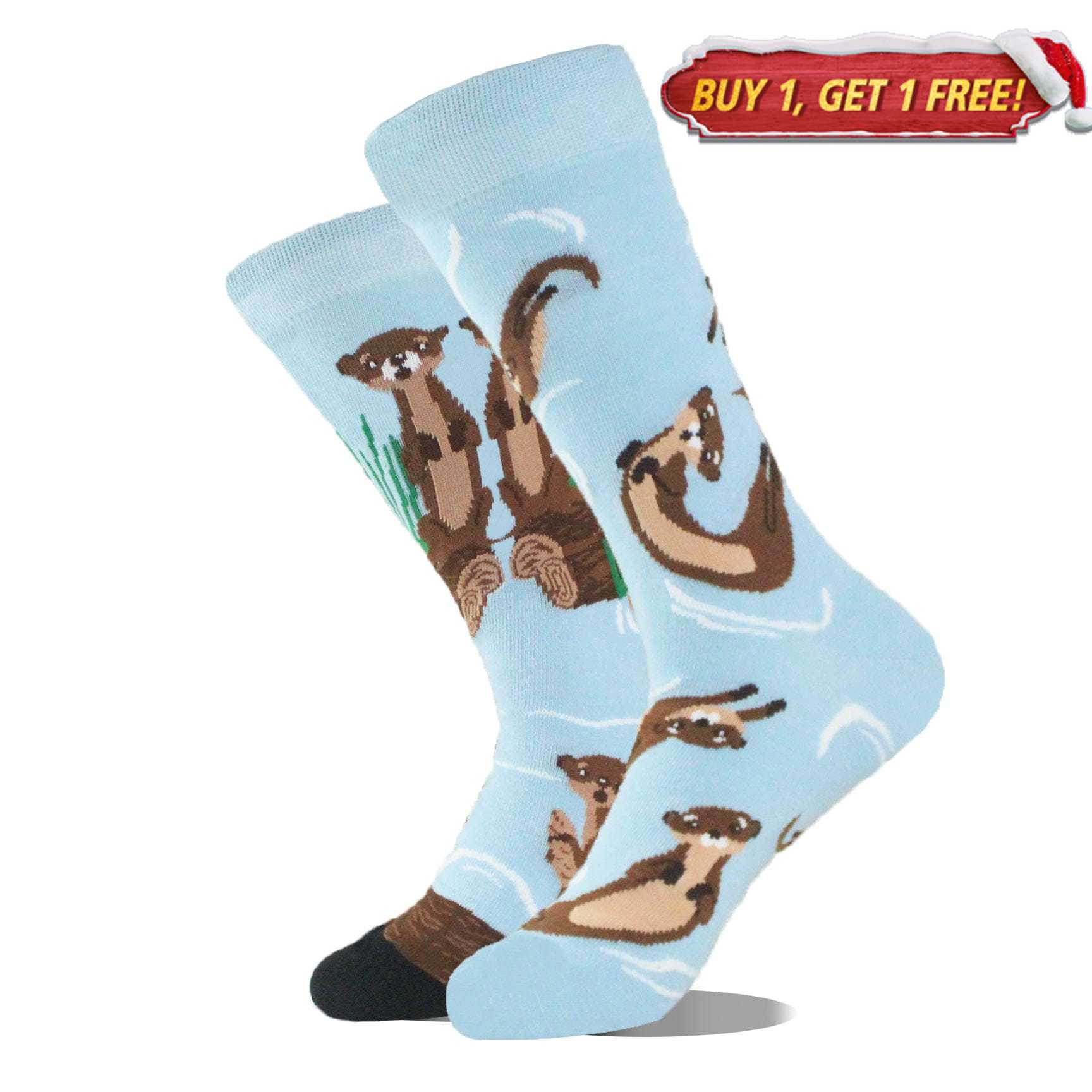 Otter Mismatched Socks | Nueshiny