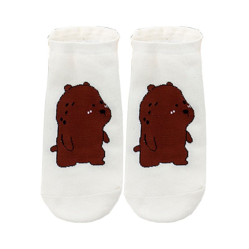 Brown Bear Carton Socks丨NueShiny