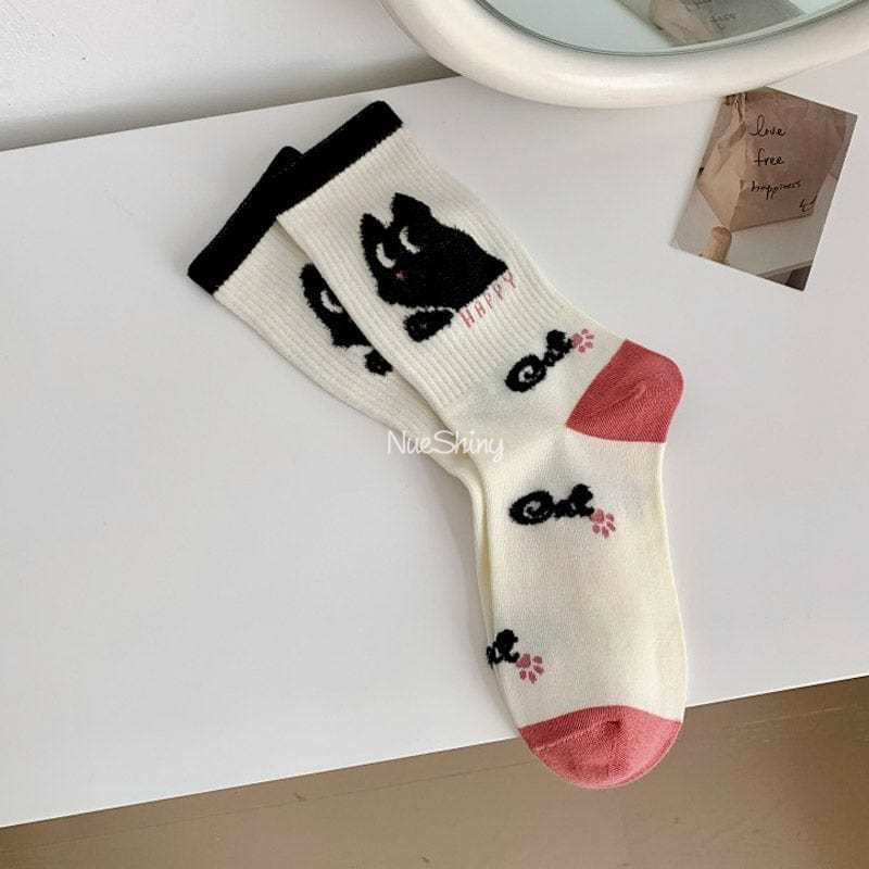 Curious Cat Socks丨NueShiny