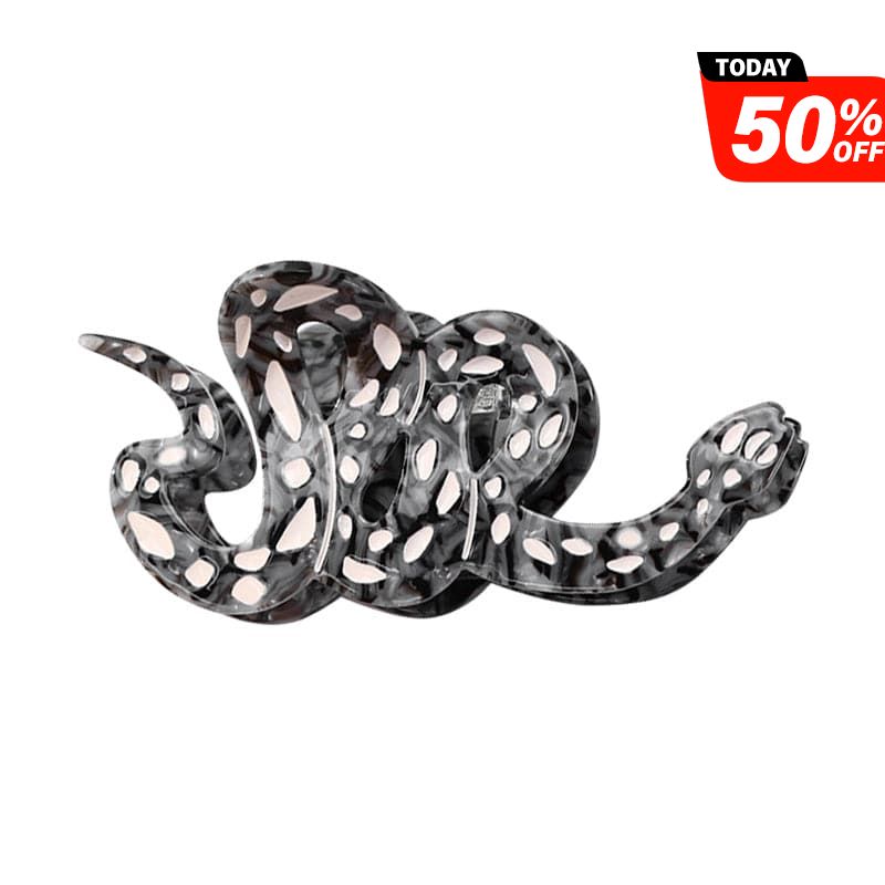 Medium  Cartoon Cute Black Snake Hair Claw | NueShiny