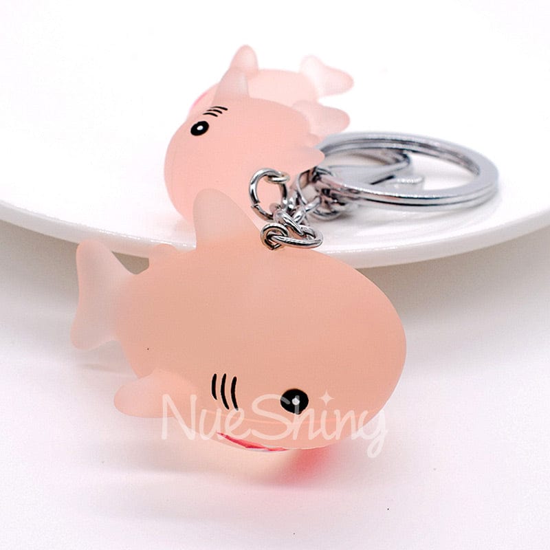 Sweet Pink Predator Shark Keychain | NueShiny