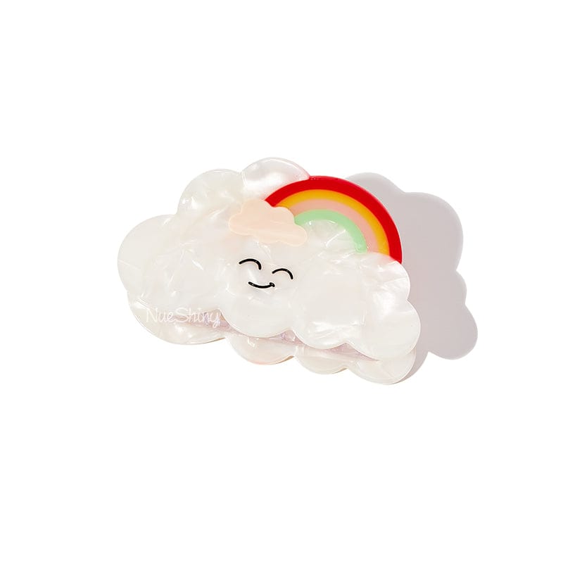 Smiling Cloud Rainbow Girl Hair Claw丨NueShiny