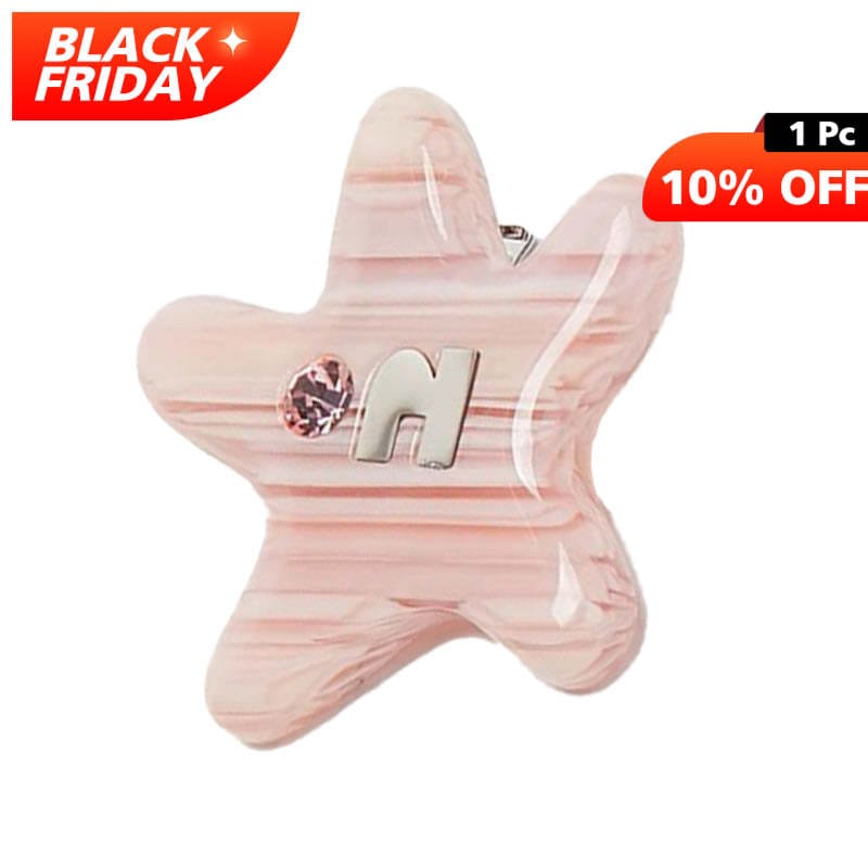 Mini Creamy Pink Starfish Side Clip | NueShiny