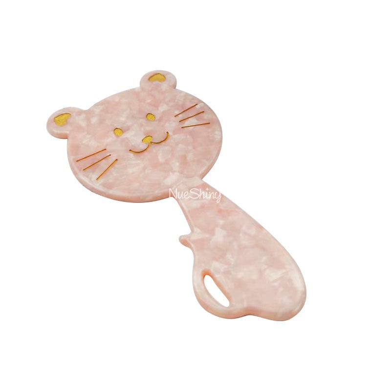 Pink Cute Cat Mirror丨NueShiny