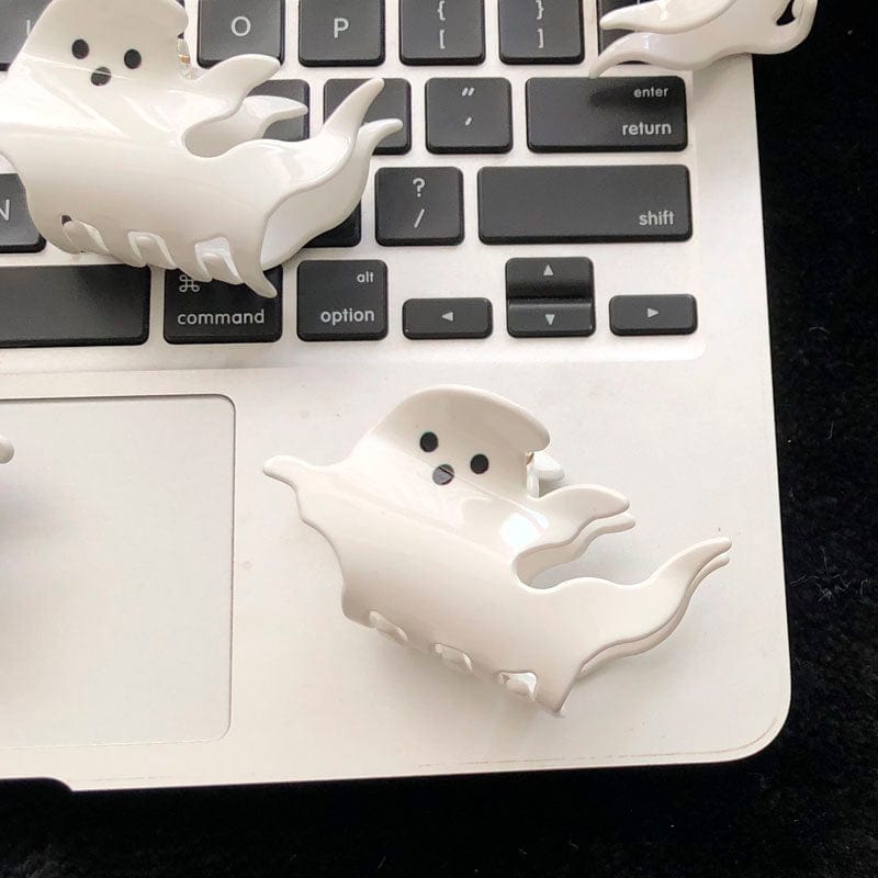 Holloween Funny Ghost Hair Claw Clips