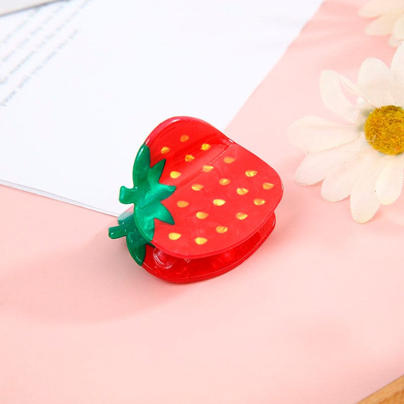 Strawberry Creative Fruit Hair Claw Clips丨NueShiny