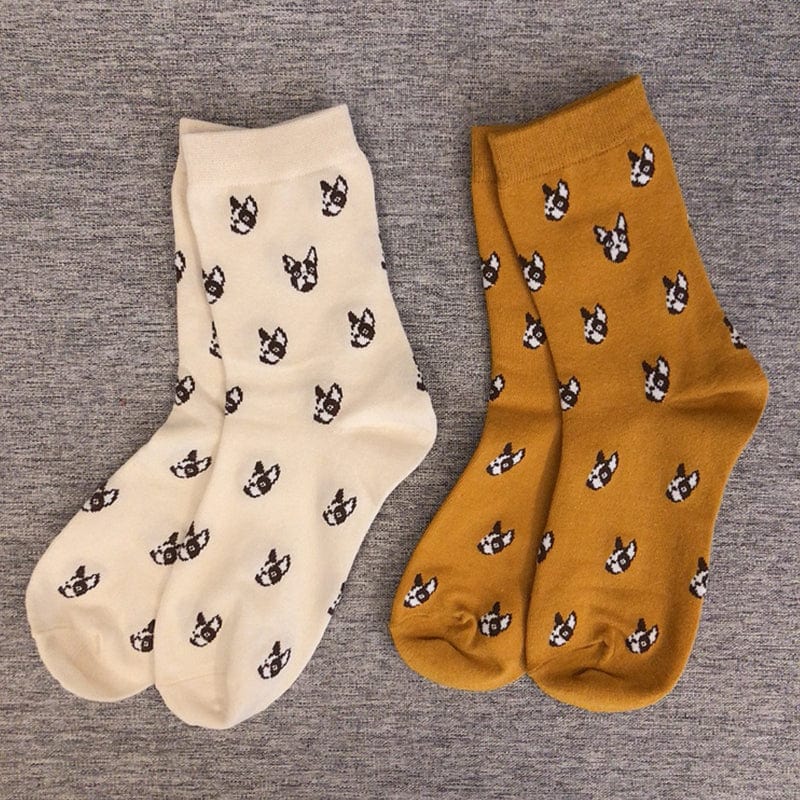 Dachshund Tangerine Socks