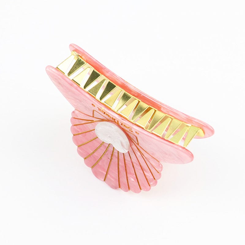 Pink Pearl Shell Ocean Series Hair Claw