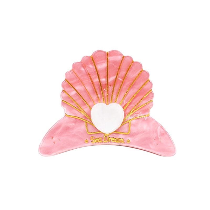 Pink Pearl Shell Ocean Series Hair Claw