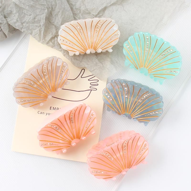 Pink Pearl Shell Ocean Series Hair Claw