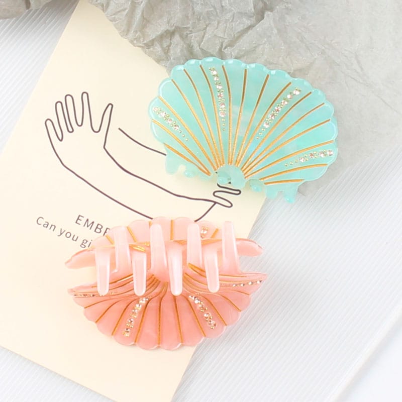 Pink Pearl Shell Ocean Series Hair Claw