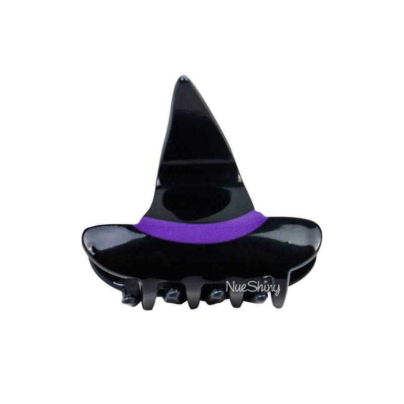 Witch Hat Happy Halloween Hair Claw