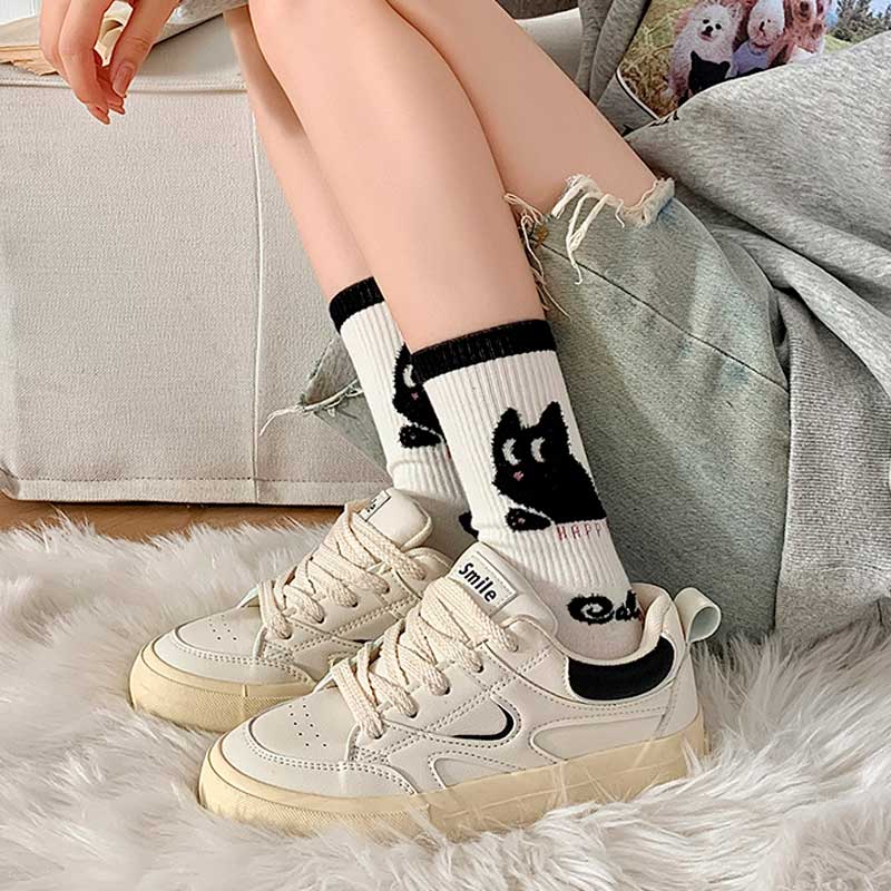 Curious Cat Socks丨NueShiny