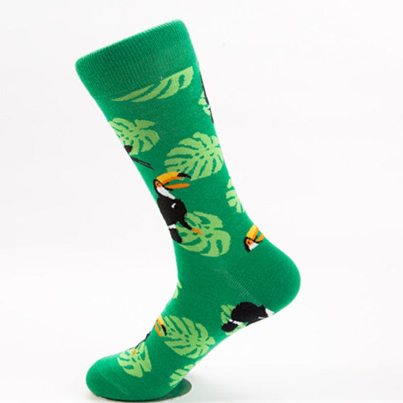 Rhino Bird Green Socks丨NueShiny