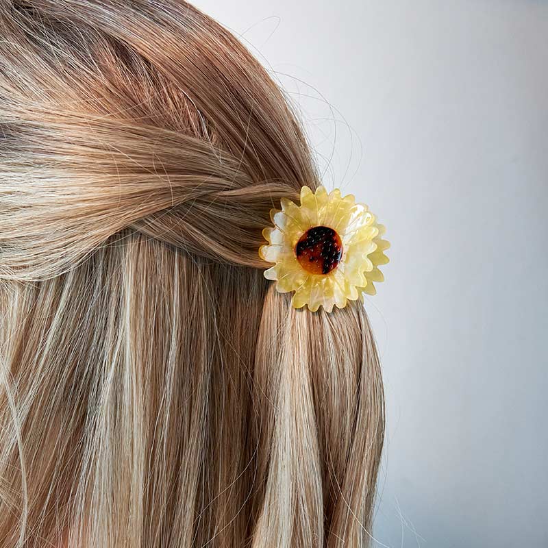 Adorable Sunflower Hair Clip Claw丨NueShiny