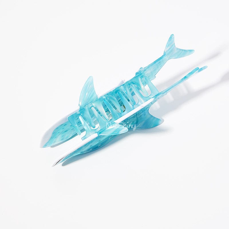 Diamond Blue Whale Shark Ocean Series Hair Claw丨NueShiny