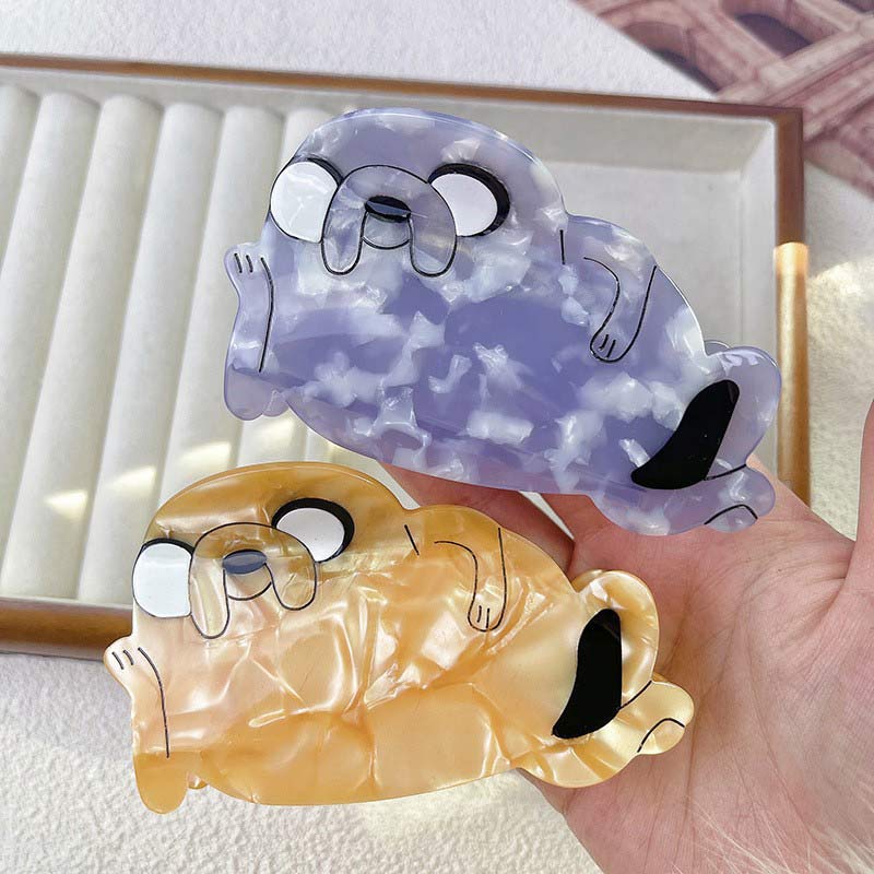 Relaxed Purple Sea Lion Hair Claw | NueShiny