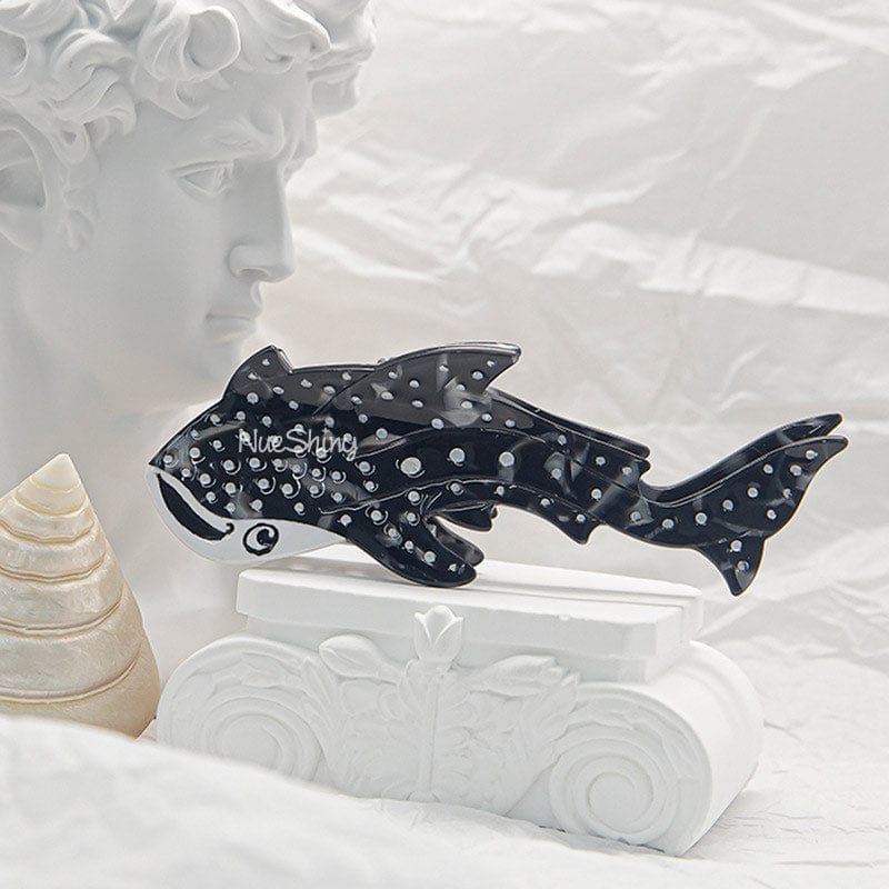 New Unique Diamond Cute Whale Shark Fashionable Hair Claw丨NueShiny