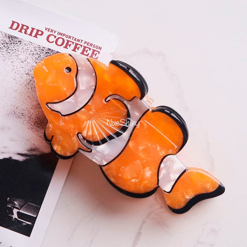 Adorable Clownfish Fish Ocean Series Hair Claw丨NueShiny