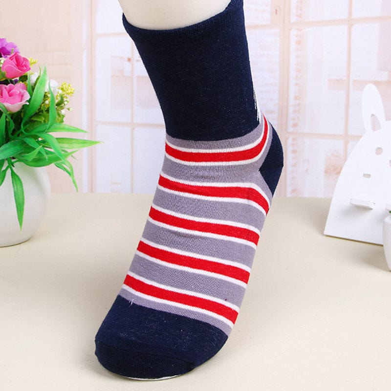 Cute Dog Print Black Cotton Socks丨NueShiny