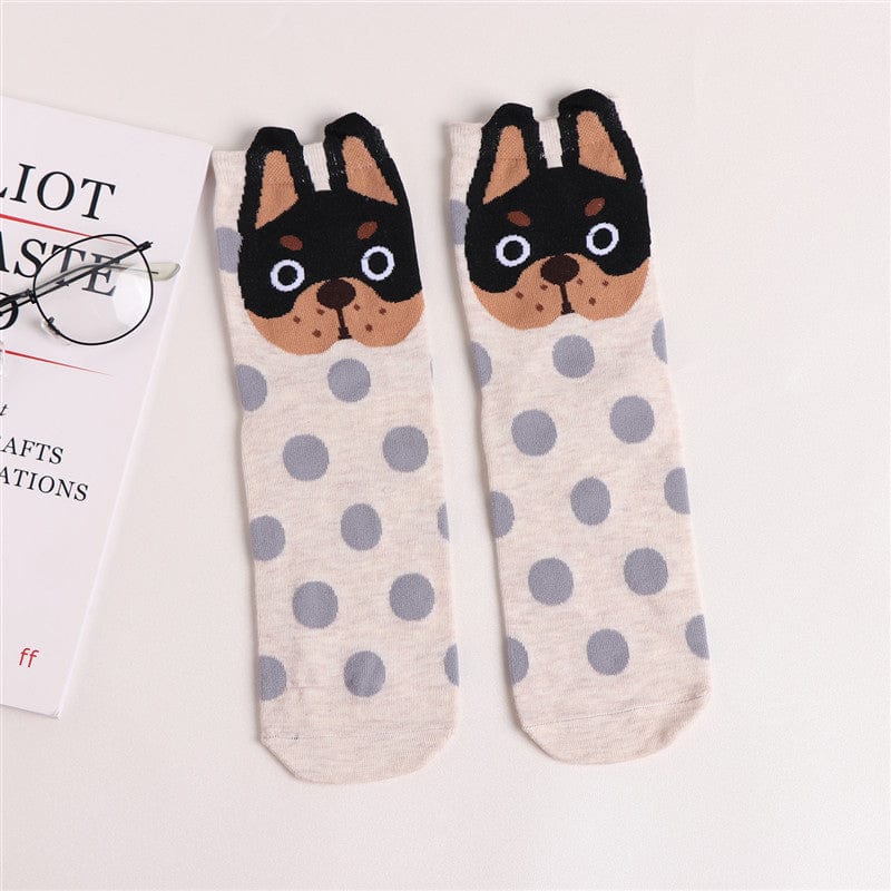 Fashion Polka Dot Dog Socks | NueShiny