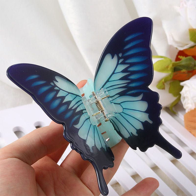 Wings of Wonder Blue Vivid Butterfly Hair Claw丨NueShiny