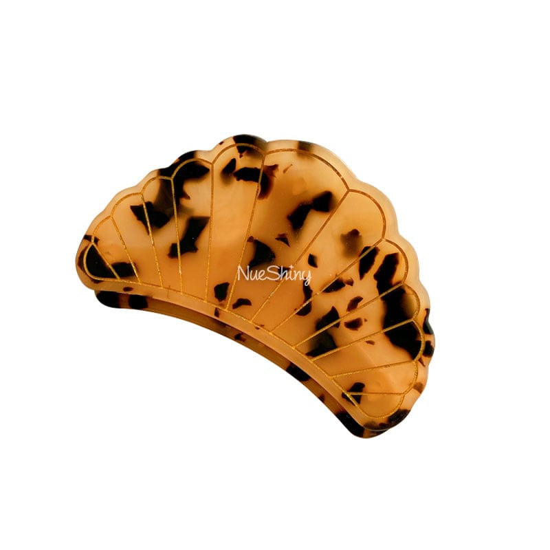 Japanese Tortoiseshell Seashell Elegance Hair Claw | NueShiny