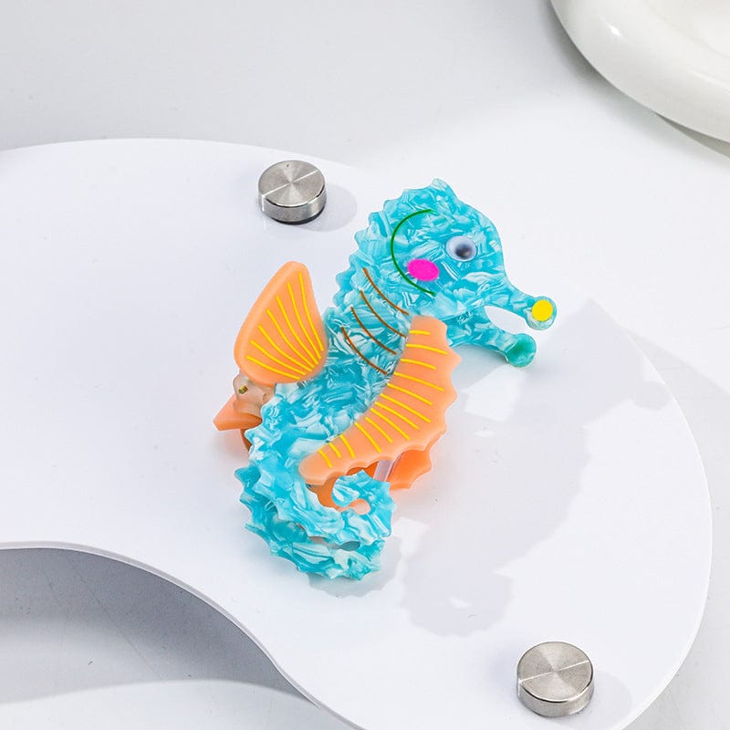 Cute Marine Seahorse Hair Claw丨NueShiny